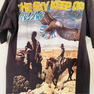 Travis Scott Ultra Rare Marino Morwood Cactus Jack Desert Tee Shirt EUC Black M